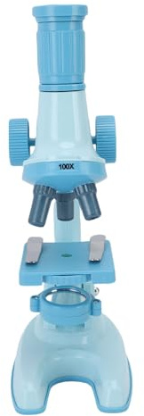 Generic Kit de Ciencia de Microscopio para Niños Principiantes con Portaobjetos de Muestra, Aumento de 1200X para Estudiantes de Escuela en Casa, Juguete Educativo con Pilas