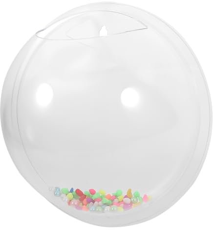 Mipcase Acrylic Hanging Fish Tank 23cm Diameter round Wall Mounted Aquarium Bowl Creative Design Home Decor for Plants and Fish