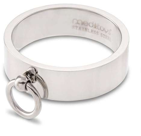 meditoys® - Ring der O in acciaio inossidabile (lucido), anello per donna e uomo