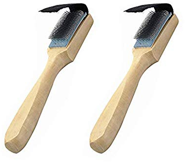 BinaryABC Dance Shoes Brush,Shoes Cleaner Brush,Suede Sole Wire Shoes Wood Cleaning Brush Cleaners 2Pcs