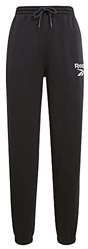 Reebok Damen Ri Bl Fleece Pant Hose, Black, L