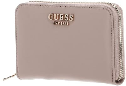 Guess Laurel SLG Large Zip Around M Light Beige, Beige Claro, m