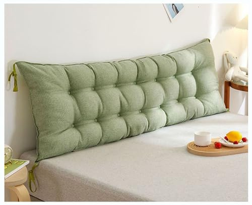 Hoowarm Almohada de Lectura, 90/100/150/200/180cm Grande Cabecera Cojín, Suave Cojín de Apoyo Lumbar/Espalda, para Cama y sofá Tatami Hogar(B,90x50x10cm)