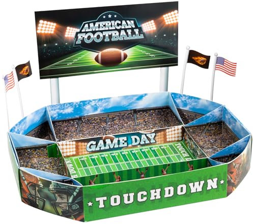 YAOZUP Snackstadion, American Football Snack Stadium, Super Snack Stadion Superbowl Deko für Football Bowl Party oder als Geschenk, Geschenk zum Super Bowl für American Football Fans