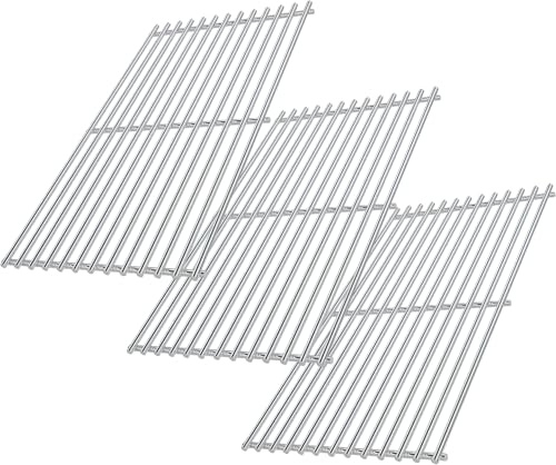 47,5 x 28,2 cm, 66089/66097 Ersättningsgrillgaller för Weber Genesis II E-410, E-415, E-435, S-410, S-415, S-435, Genesis II LX E-440, S-440, Weber Genesis 2 GS4 Grilldelar, Rostfritt stål