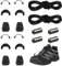DONOONIS Schnellschnürsystem,Ohne binden Schuhbänder Ersatz für Salomon Speedcross Ski Schuhe,Laces Shoelaces Kit Ersatz für Damen Herren,Schnürsenkel-Set für Salomon,Schuhbänder Ohne Binden