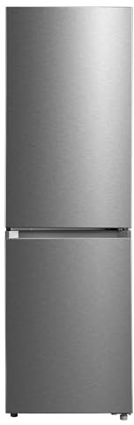 TESLA T272FFX Freestanding Frost Free Fridge Freezer, 50/50 Split, 173/100Litres, D Energy, Stainless Steel Door and Silver Cabinet, W547 x D632 x H180