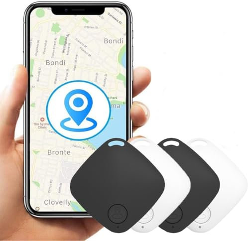 Cablelera Key Finders Smart Bluetooth Tracker, Item Locator GPS Tracking Device APP Control Compatible with iOS Android for Keys, Pets, Phone, Wallet, Handbag