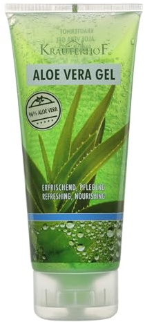 ALOE VERA Gel idéal pour des brûlures de soleil et des contusions 200ml 96% d'aloe vera