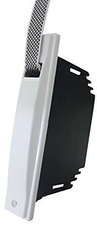 RIBER 040.015 Recogedor de persiana universal C/20, color blanco con placa PVC atornillada