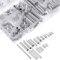200 pièces Assortiment de ressorts Ressorts de traction Divers petits ressorts d'extension et de compression avec boîte de rangement