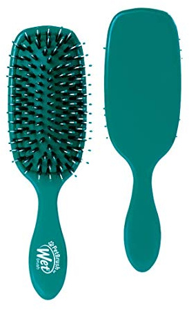 Wet Brush Pet Hair Brush, Smooth, Shiny Fur, Dog and Cat Hairbrush, De-Shedding Comb & Dematting Tool for Grooming Long or Short-Haired Dogs, Tangle-Free for Less Pulling & Tugging, Teal