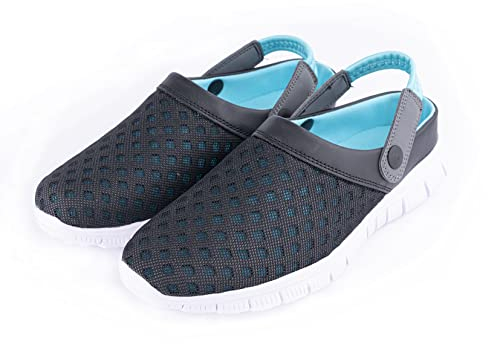 Zuecos para Hombres,Mujeres,Unisex,Sandalias para Playa,Piscina,Zapatillas Comodo (Azul, Numeric_44)
