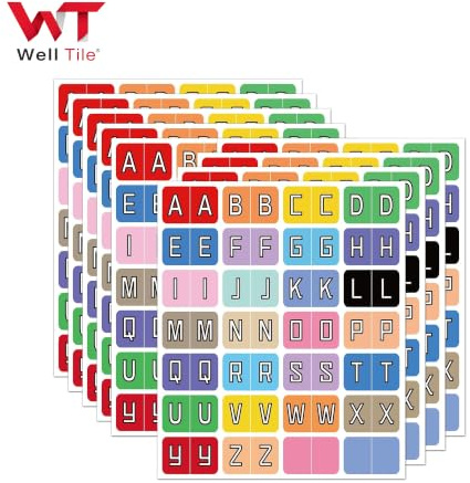 Alphabet Stickers A to Z for Classroom Teachers Small Business Organization