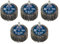 Sealey FW5025405 Lot de 5 roues à lamelles Ø 50 x 25 mm Grain 40 6 mm