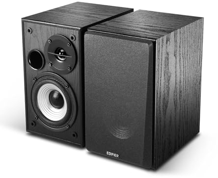 Edifier R990BT Bookshelf Speakers Bluetooth 5.4, 2.0 Active Multimedia Speaker, 24W Output Power, RCA/AUX/Bluetooth, Digital Audio Processing, MDF