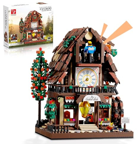 TYCOLE Set de Construction Cabane Maison Horloge Coucou 1909 Pièces