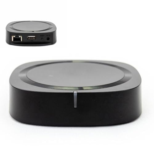 Streamer di rete musicale USB, dispositivo multimediale in streaming con porta USB e chiave di ripristino, compatibile con più formati audio, design compatto per chiavetta USB per condivisione di