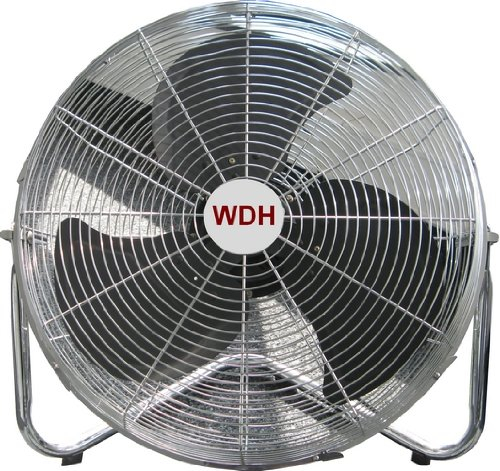 Aktobis Ventilateur de sol WDH-FE50X en métal avec une très grande tête de ventilateur et un diamètre de 50 cm !