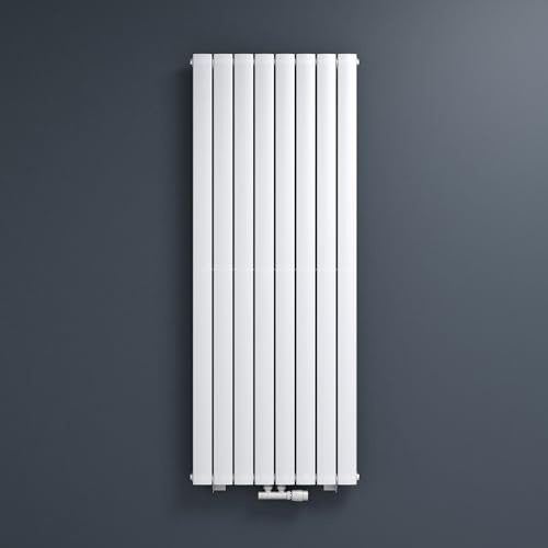 Mai & Mai Radiateur Vertical à Eau Chaude Mural 160x61cm Blanc