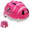 Crazy Safety Kinder Fahrradhelm | Fahrradhelm Kinder 2-7 Jahren für Fahrrad, Skateboard, Radsport, Laufrad, Tretroller, Inlineskates | Leichter und Verstellbarer 3D Tierhelm 49-55 cm (Dino Rosa)
