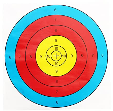 CENPEK 30pcs Target Paper Outdoor Tiro Con L'arco Competizione Dardo Board Carta Tiro Con L'arco Carta
