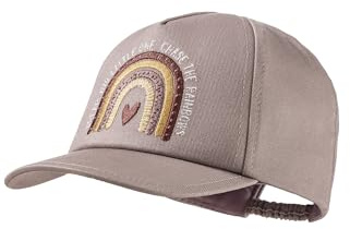 Sterntaler Basecap Rainbow - Mädchen Schirmmütze mit Stickerei Regenbogen - Sommer Baseball Cap elastisch mit Gummizug - sportive Baby und Kinder Schirmkappe, blasslila, Größe 53