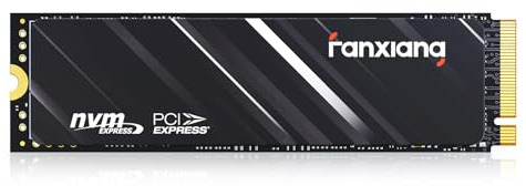 fanxiang S690Q NVMe 500GB M.2 SSD, PCIe 4x4 Gaming Solid State Drive, 4300 MB/s in lettura, scrittura 1700 MB/s, SSD interno, disco rigido per trasferimento dati