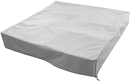 TOYANDONA Cover Patio Waterproof Outdoor Sand Boxes with Covers Garden Pool Canopy Kids Sandbox Canopy Child Protector Sand Pit Covered Sandbox Swimming Pool Grey Polyester