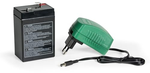 PEG Caricabatterie 6V Multiplug con Jack - Ricambio Originale per Veicoli Elettrici Peg Perego