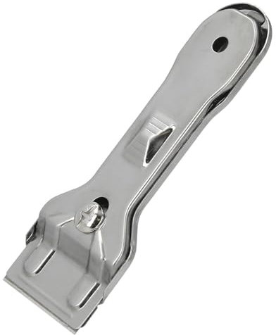 Rascavidrios plastico amarillo hoja 43 mm. rasqueta vitroceramica, rascador vidrio, rascador vitroceramica,