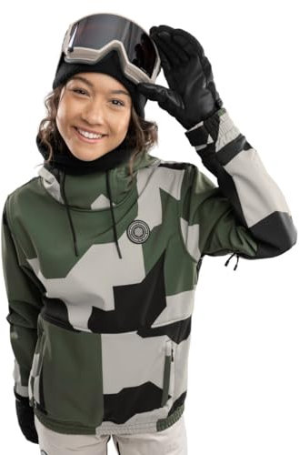 SIROKO - Snowboardjacke für Damen W1-W Corbet - L - Grün/Schwarz