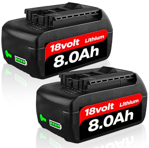 2 x 8.0Ah Ersatzakku BAT609 für Bosch Akku 18V Li-ion kompatibel für Bosch Akku 8.0Ah BAT618 BAT618G BAT609G BAT619 BAT619G (Nicht Kompatibel mit 18V Green Tools House & Garden System)