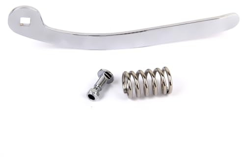 ICDKOYK Elegante leva tremolo per chitarra elettrica TLB50 in lega di zinco cromato, larghezza 14 mm, lunghezza 165 mm, diametro del foro circa 6,5/0,26 pollici. Chitarra elettronica