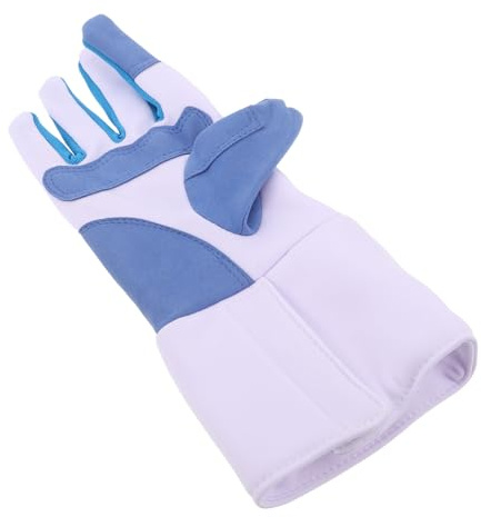 PRETYZOOM Moufles D'escrime Antidérapant Droitier XXL, Rembourré Paume Nylon Respirant, Équipement D'entraînement Sportif pour Compétition et Pratique Intensive
