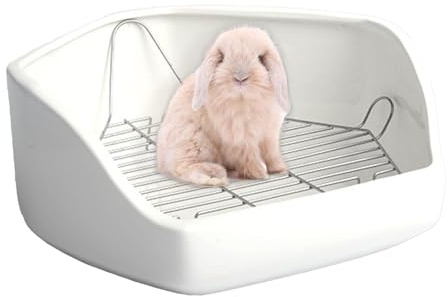 Toilettes d'angle pour Petits Animaux domestiques, Coin Toilettes pour Lapin | Poêle d'angle pour Petits Animaux,Petit Pot d'entraînement pour de Compagnie, bac à litière d'intérieur en Forme