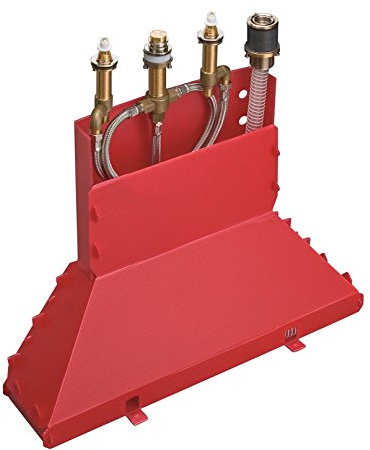 hansgrohe Grundkörper, 4-Loch Wannenrandarmatur, mit Secubox, Zubehör, Mehrfarbig