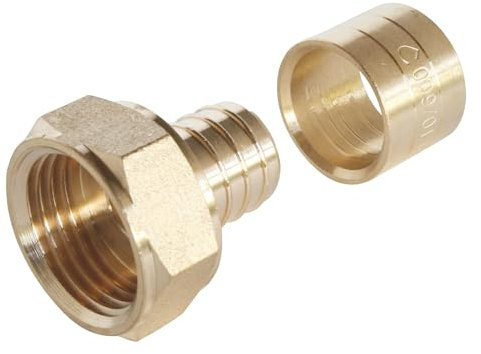 SOMATHERM FOR YOU, Raccord à glissement femelle 15/21 pour tube PER Ø16, facile à installer, résistant à la corrosion, norme NF, pression max 10 bars, température 5°C à 90°C