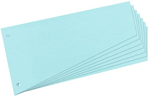 Herlitz Trennstreifen Trapez 230 x 120 mm (500 Stück, blau)