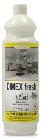 Lorito Dimex fresh 3305 Duftreiniger, Hygienereiniger Bodenreiniger, Reiniger mit Zitronenduft, für alle wasserbeständigen Oberflächen, 1 Liter