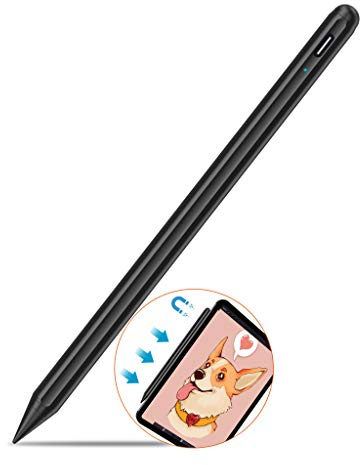 AT-Mizhi Stylus Pen for iPad, 2nd Generation Magnetic iPad Pencil with Palm Rejection & 1.0mm Fine Tip Compatible for iPad 2018-2022 6th/7th/8th/9th/Mini 5th/6th/Air 3rd/4th/5th/Pro 11/Pro 12.9
