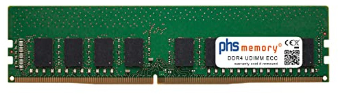 PHS-memory 8GB RAM Speicher kompatibel mit ASRock B450M Pro4 R2.0 DDR4 UDIMM ECC 2400MHz PC4-2400T-E