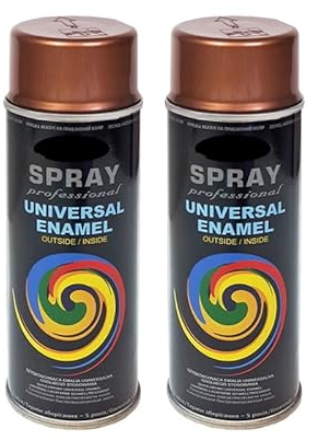 VE-INDUSTRIES 2x LACKSPRAYS CC nach RAL 400ml Kupfer metallic