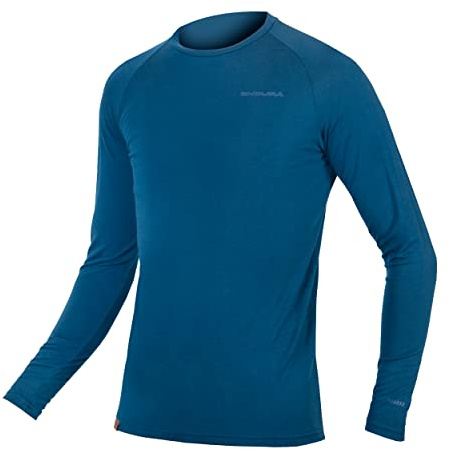 Endura BaaBaa Blend L/S Baselayer – technische Unterwäsche für Herren, blau