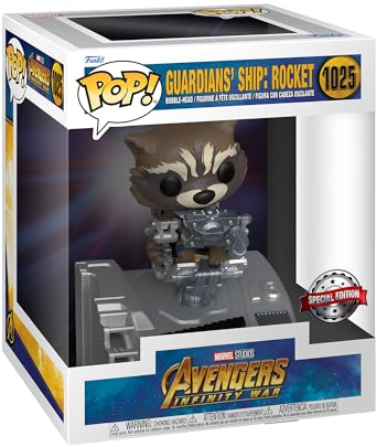 Funko Pop! Deluxe: Marvel - Guardians of The Galaxy Ship - Rocket Raccoon - Avengers Infinity War - Vinyl-Sammelfigur - Geschenkidee - Offizielle Handelswaren - Movies Fans