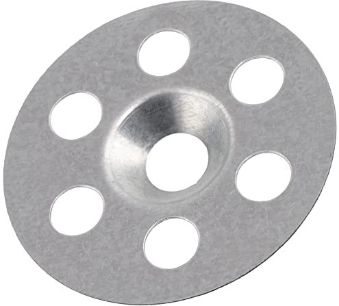 AERZETIX - C65194 - Lot de 50 Rondelles de fixation isolant Ø8 x 50 mm pour panneaux à carreler - en métal - douche baignoire matériaux hydrofuge creux plein plaque polystyrène extrudé travaux