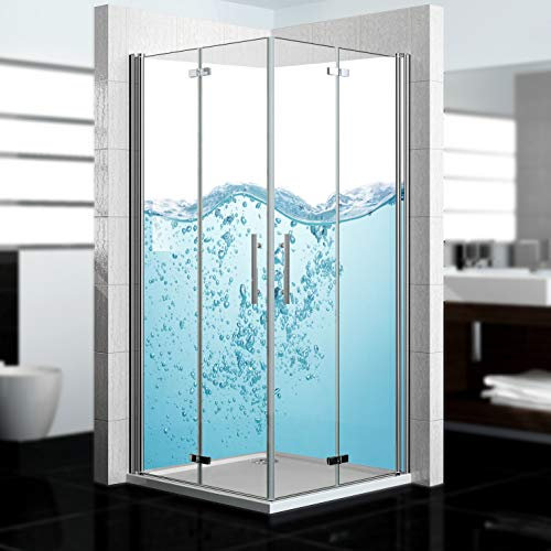 dedeco Pannello posteriore doccia impermeabile con motivo oceano V7, vernice UV lucida, 2 x 100 x 200 cm, come parte posteriore del bagno per la sostituzione delle piastrelle, come parete decorativa,