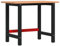 vidaXL Werkbank 100x(55-60) x81,5 cm Massivholz Buche, Arbeitstisch, Werkzeugbank, Werkbank Massivholz, Werktisch, Werkbank Holz, Werkbank Metall