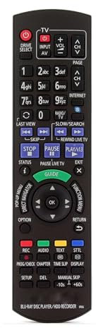 Genuine Compatible with Panasonic Remote Control BLU RAY DISC PLAYER HDD RECORDER