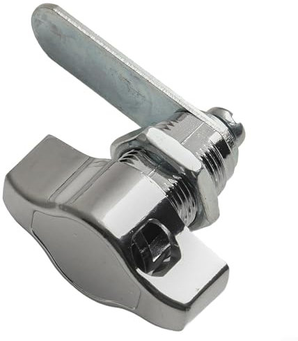 Gdfnmogo Cerradura de leva de aleación de zinc para gabinete, candado mecánico sin llave, para buzón, armario, cajón, herrajes para muebles, 16 mm, 20 mm, 25 mm, 30 mm (16 mm)